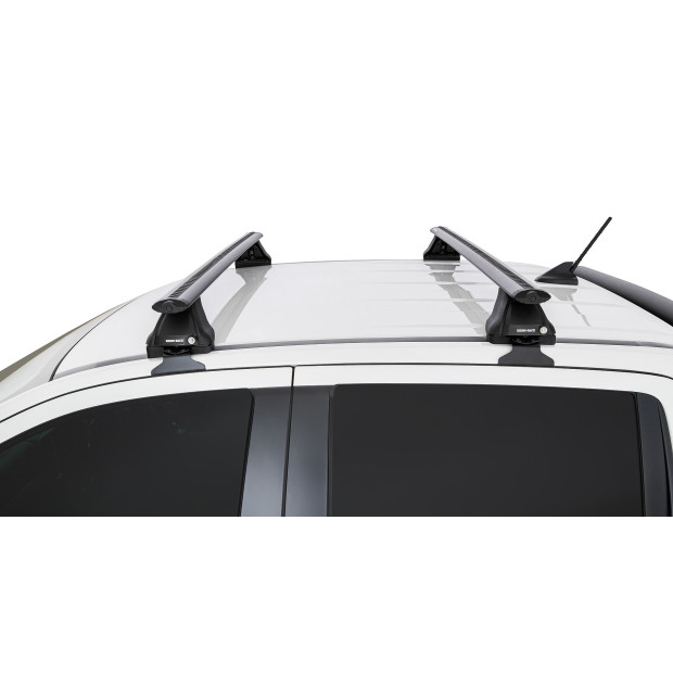 Kit 2 barres de toit noires RHINO-RACK Vortex 2500 • JC-01533 