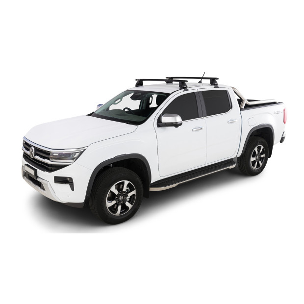 Kit 2 barres de toit noires RHINO-RACK Vortex 2500 • JC-01533 