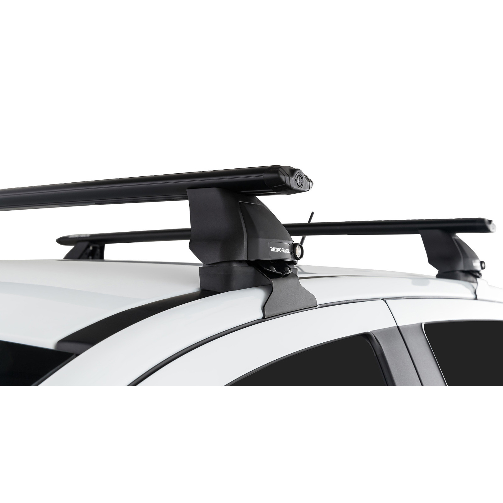 Kit 2 barres de toit noires RHINO-RACK Vortex 2500 • JC-01533 