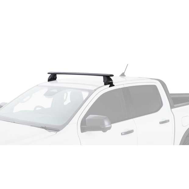 Kit 1 barre de toit noire RHINO-RACK Vortex 2500 • JC-01534 