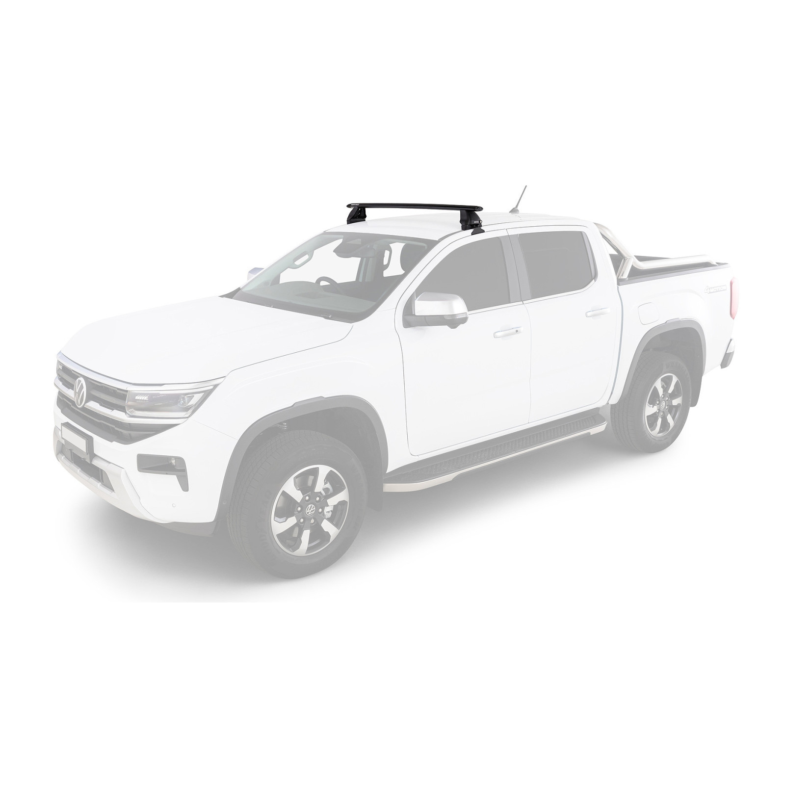 Kit 1 barre de toit noire RHINO-RACK Vortex 2500 • JC-01534 