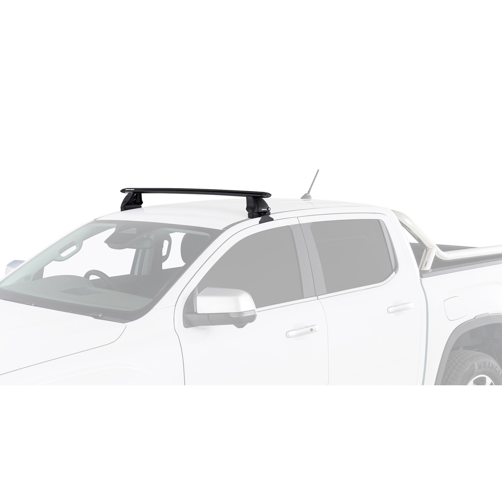 Kit 1 barre de toit noire RHINO-RACK Vortex 2500 • JC-01534 