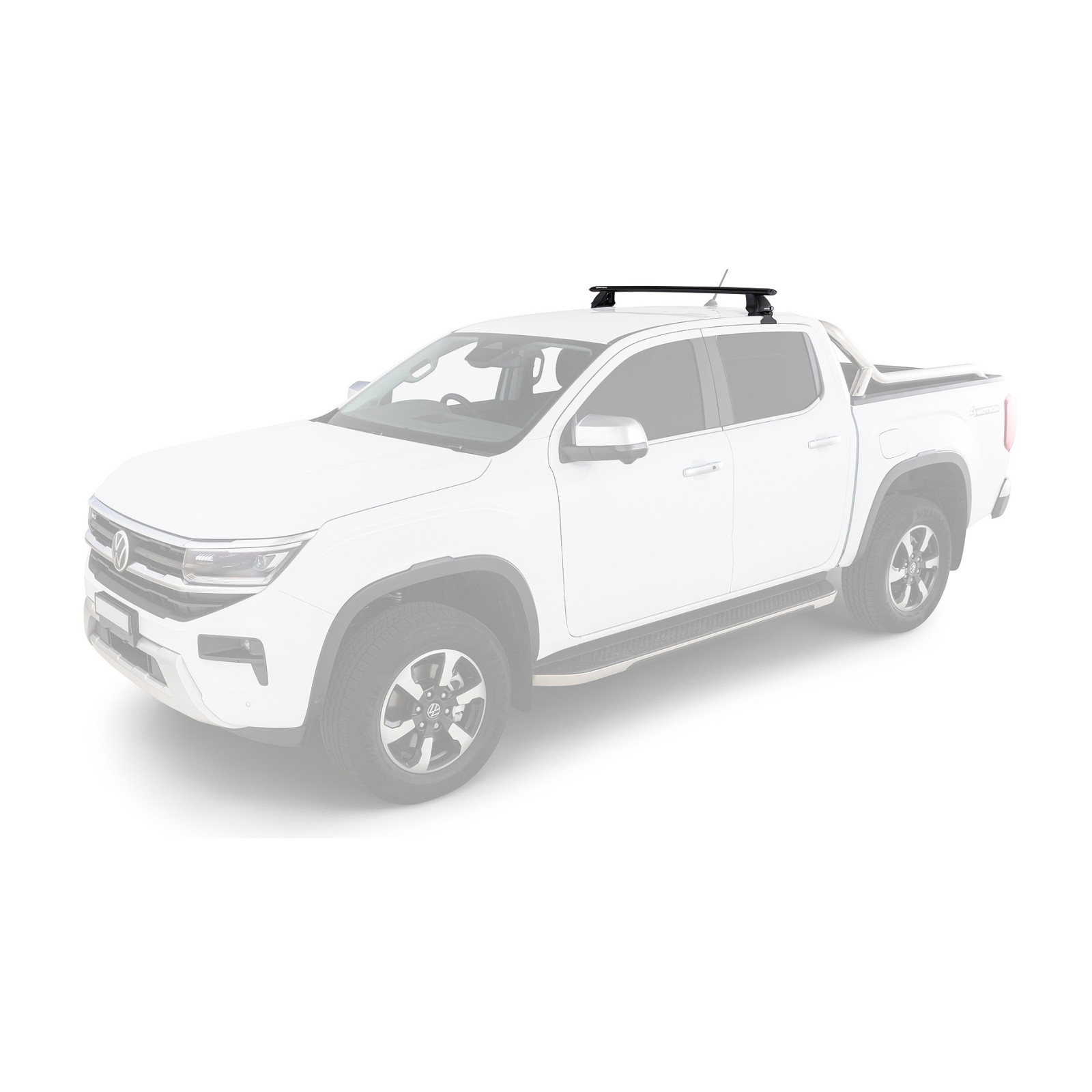 Kit 1 barre de toit noire RHINO-RACK Vortex 2500 • JC-01535 