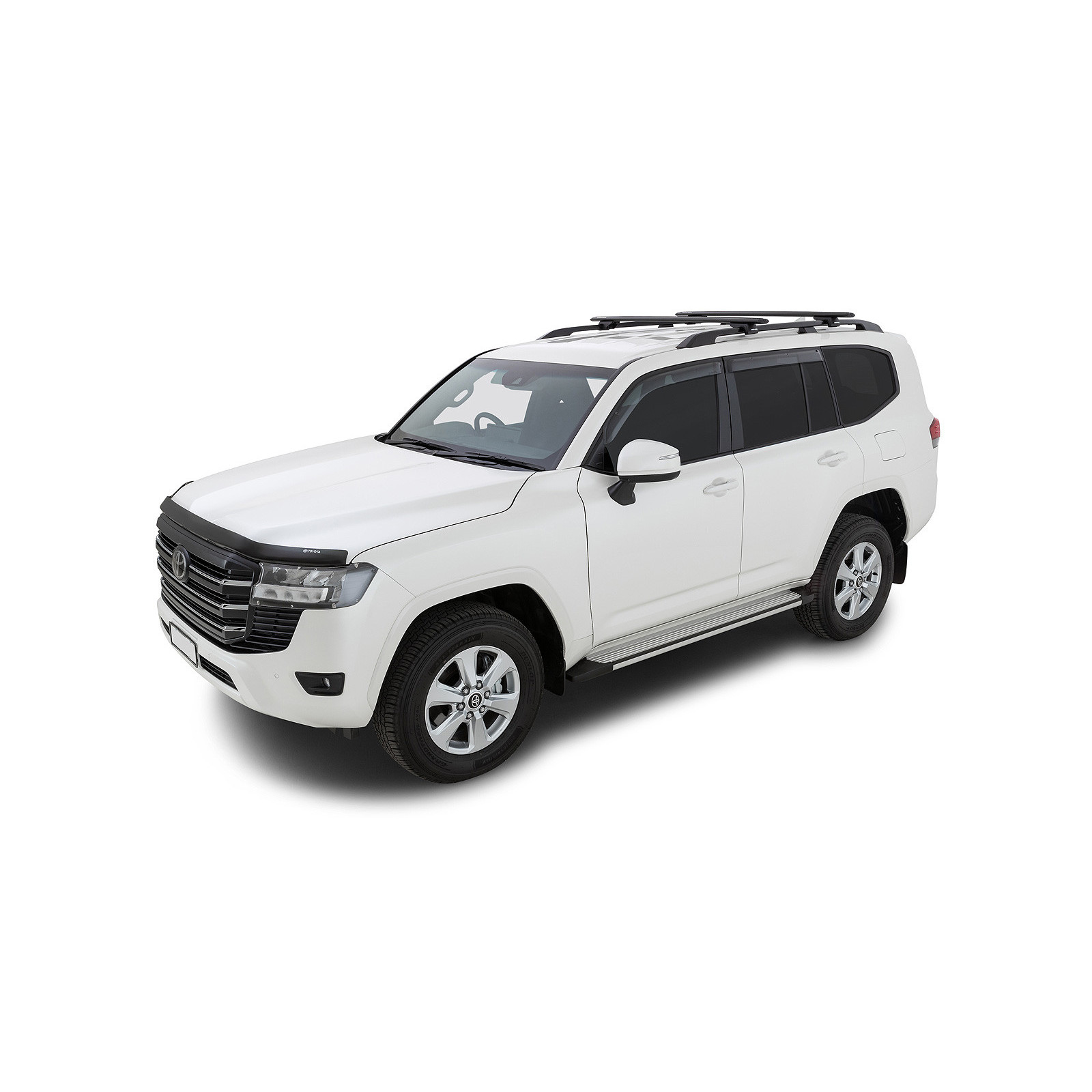 Kit 2 barres de toit noires RHINO-RACK Vortex RX • JC-01549 