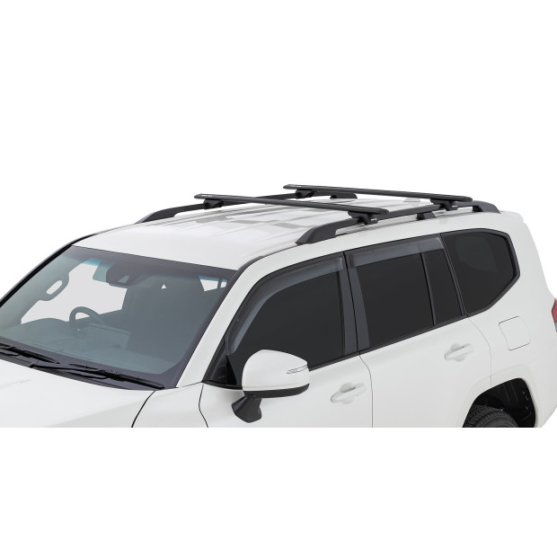 Kit 2 barres de toit noires RHINO-RACK Vortex RX • JC-01549 