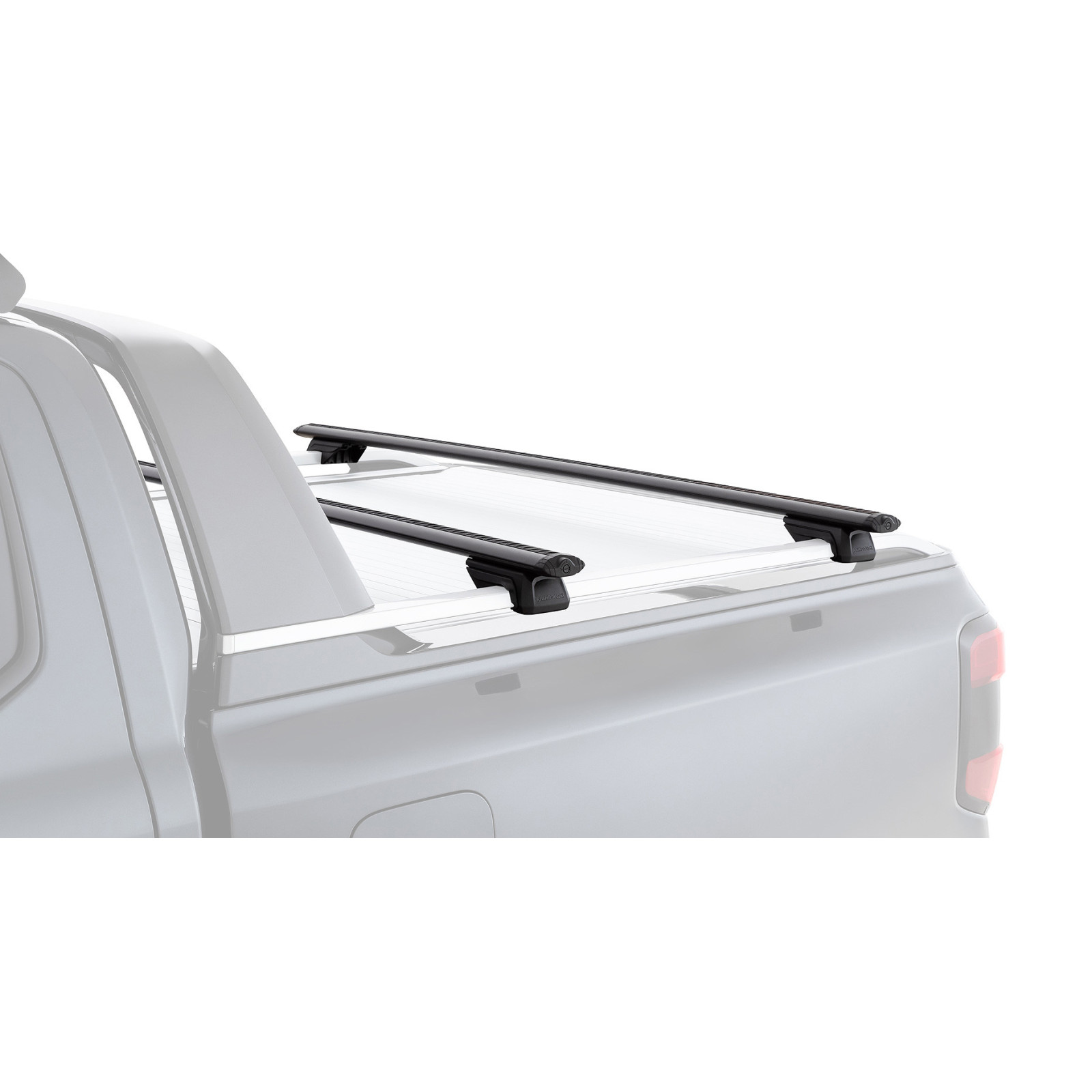 Kit 2 barres de toit noires RHINO-RACK Vortex RX • JC-01556 