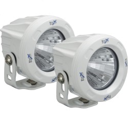 Phare LED Rond Ø3.7'' VISION X OPTIMUS Blanc 10W 1.052LM Faisceau Spot (LP) 10° (kit)