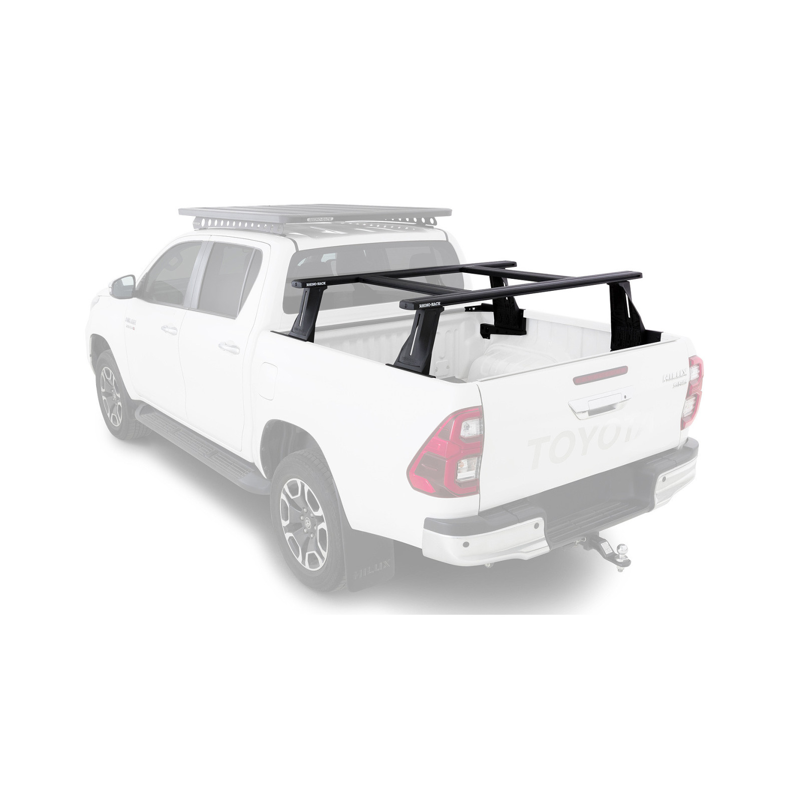 Reconn-Deck 2 Bar Ute Tub System with 2 NS Bars Rhino Rack 