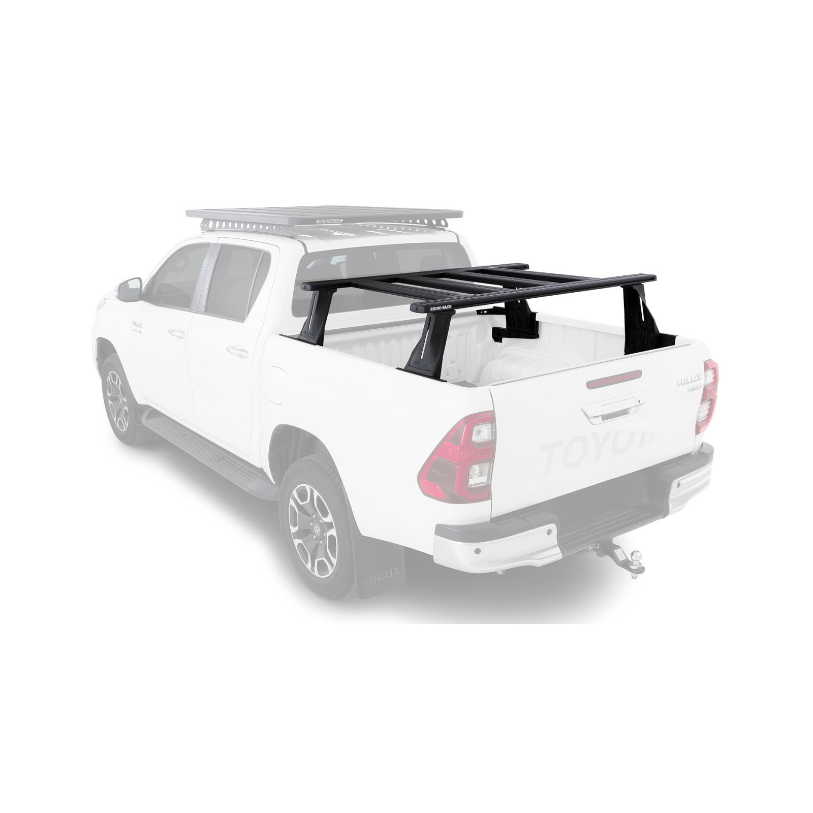 Reconn-Deck 2 Bar Ute Tub System with 4 NS Bars Rhino Rack 