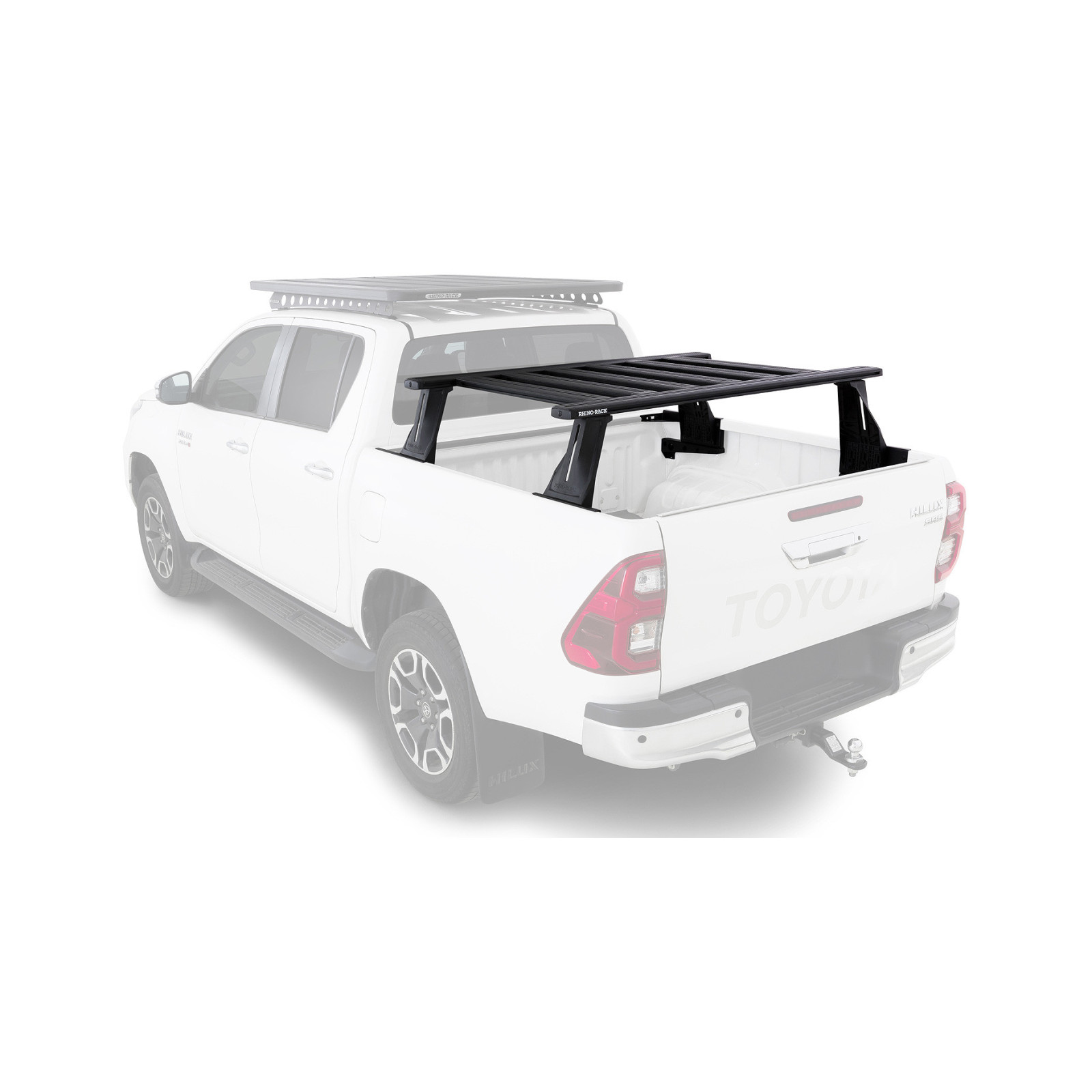 Reconn-Deck 2 Bar Ute Tub System with 6 NS Bars Rhino Rack 