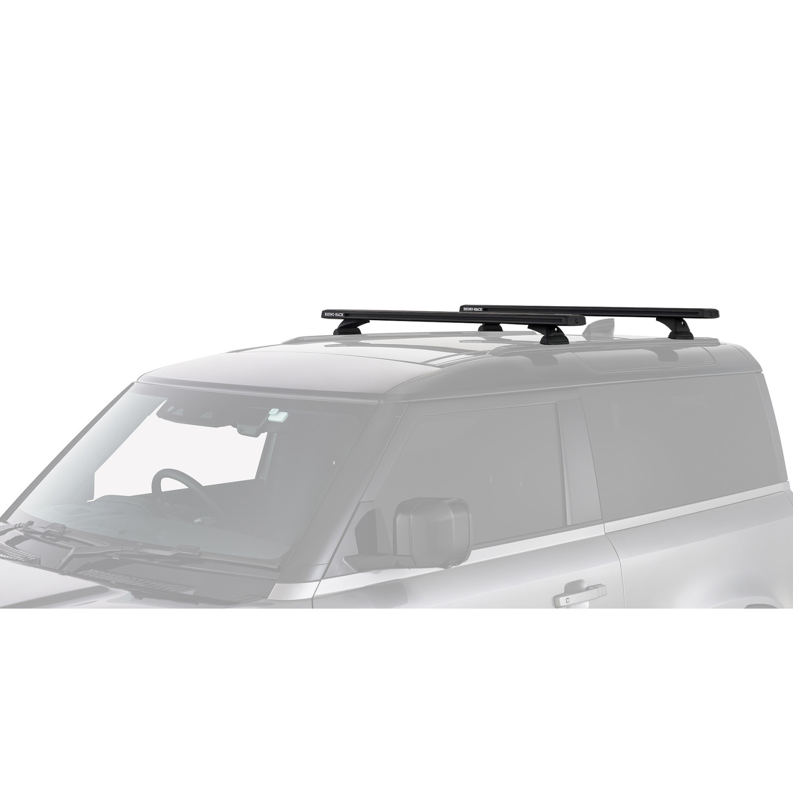 Kit 2 barres de toit noires RHINO-RACK Reconn-deck RCL RCH • JC-01593 