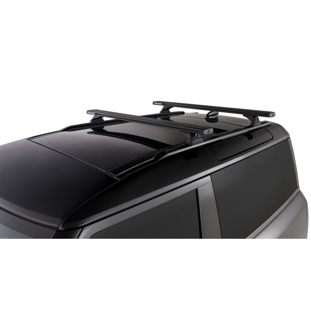 Kit 2 barres de toit noires RHINO-RACK Reconn-deck RCL RCH • JC-01593 