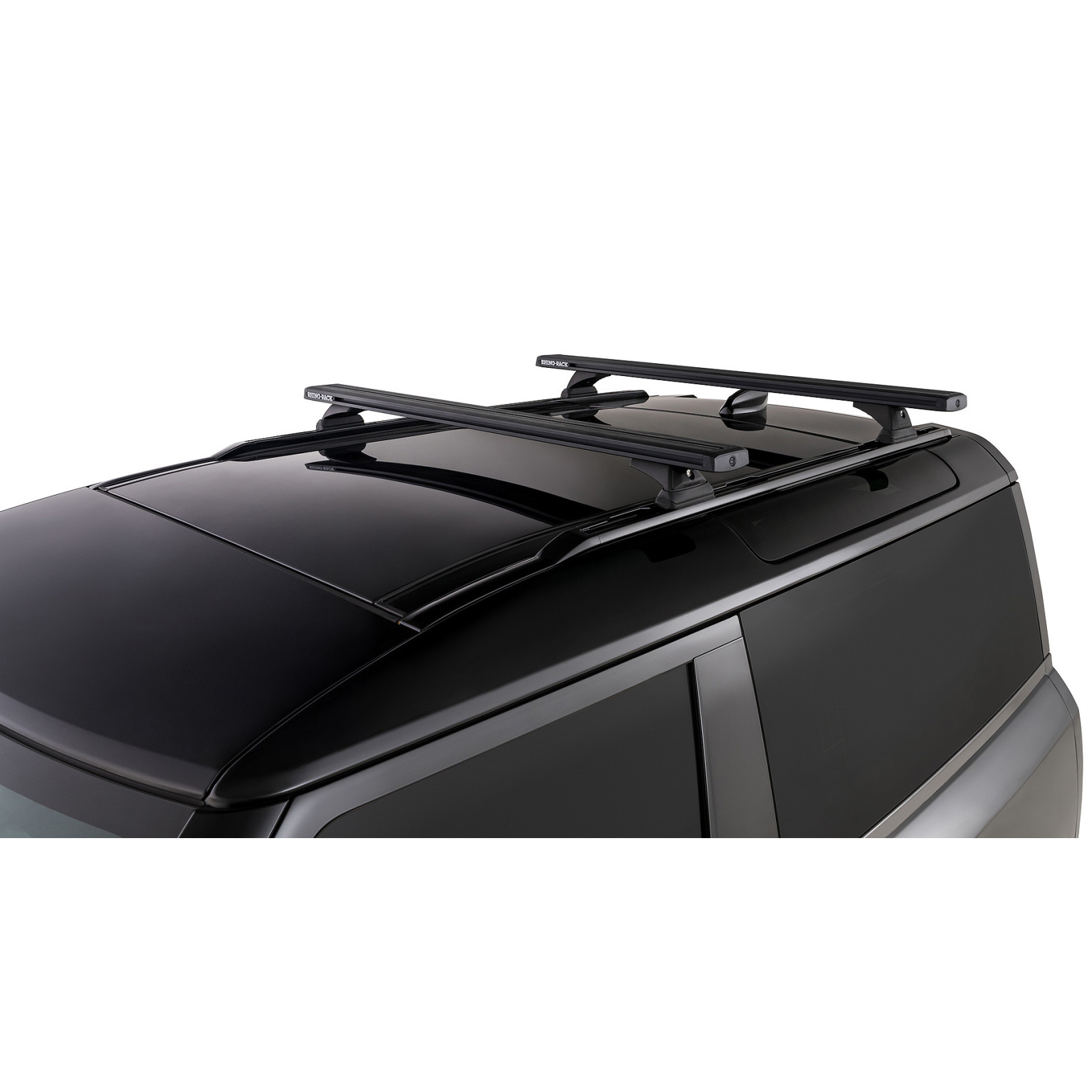 Kit 2 barres de toit noires RHINO-RACK Reconn-deck RCL RCH • JC-01593 