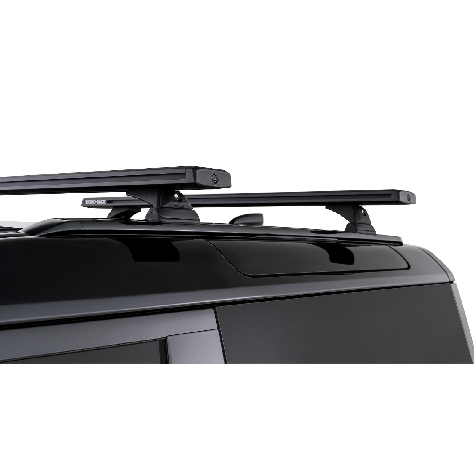 Kit 2 barres de toit noires RHINO-RACK Reconn-deck RCL RCH • JC-01593 