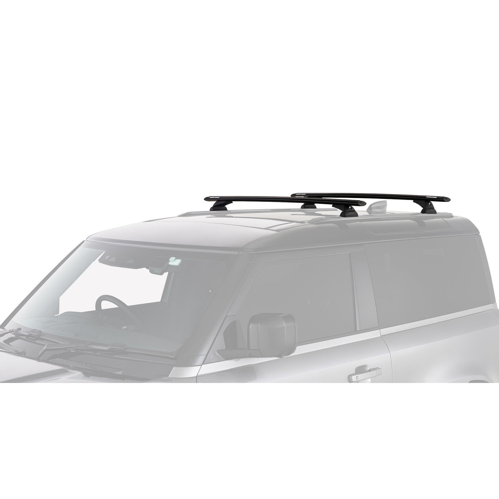 Kit 2 barres de toit noires RHINO-RACK Vortex RCH RCL • JC-01594 