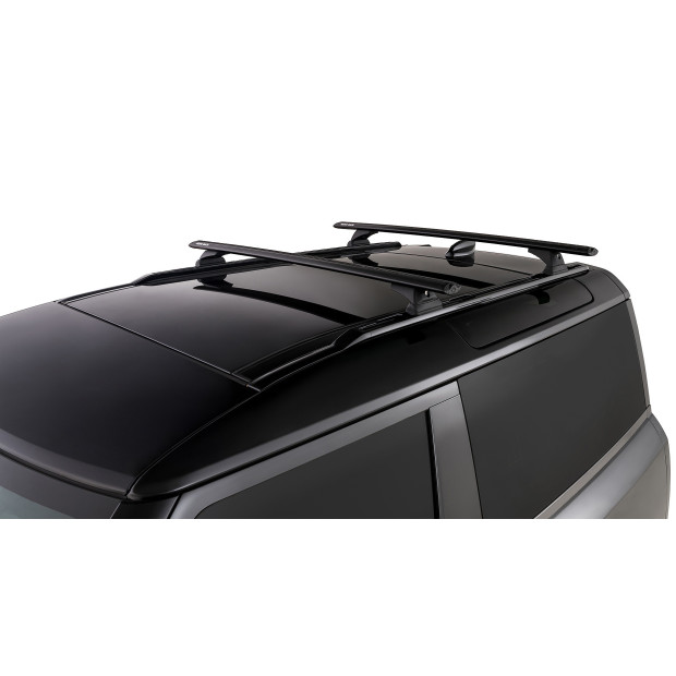 Kit 2 barres de toit noires RHINO-RACK Vortex RCH RCL • JC-01594 