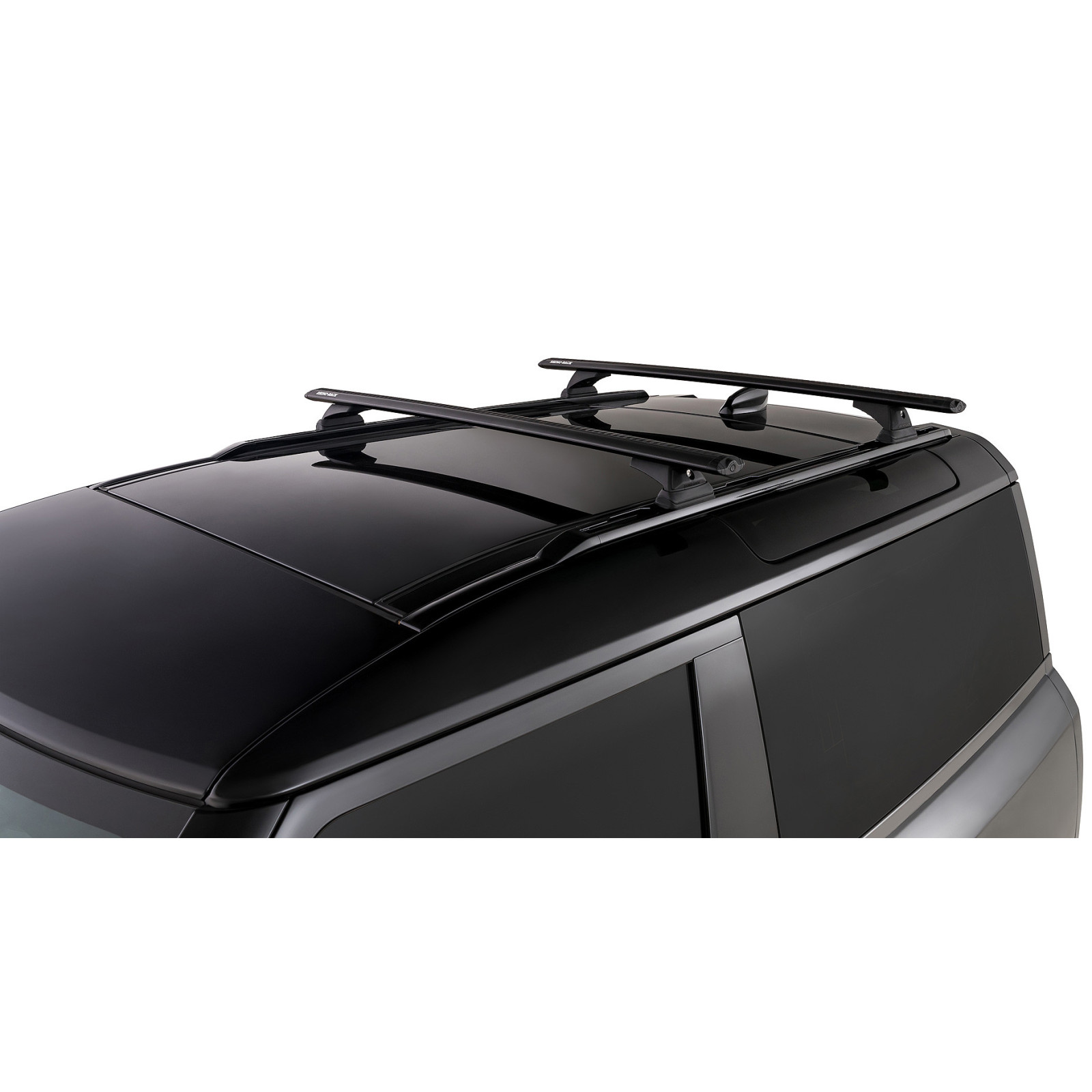 Kit 2 barres de toit noires RHINO-RACK Vortex RCH RCL • JC-01594 