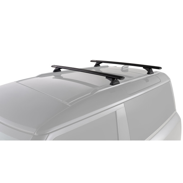 Kit 2 barres de toit noires RHINO-RACK Vortex RCH RCL • JC-01594 