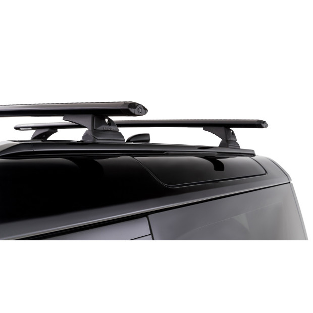 Kit 2 barres de toit noires RHINO-RACK Vortex RCH RCL • JC-01594 