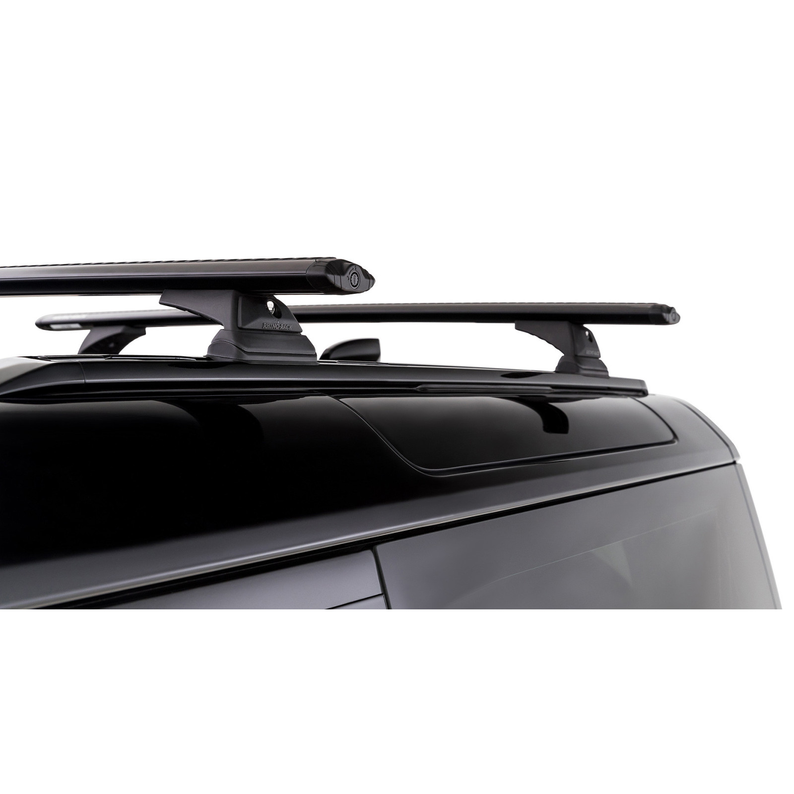 Kit 2 barres de toit noires RHINO-RACK Vortex RCH RCL • JC-01594 