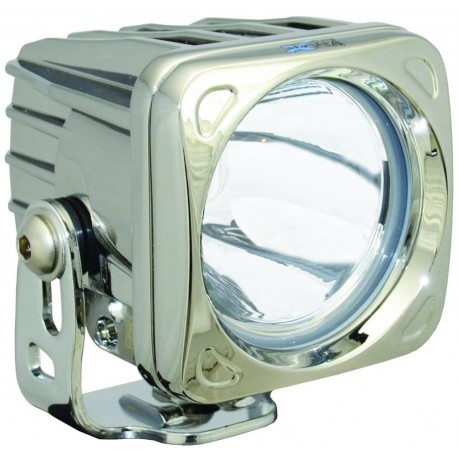 Phare LED Carré 3'' VISION X OPTIMUS Chrome 10W 1.052LM Faisceau Spot (LP) 60°