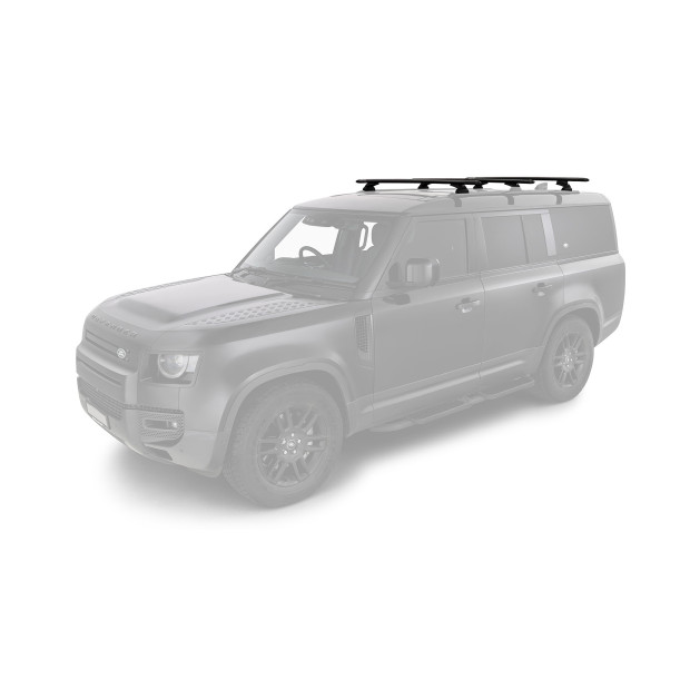 Kit 3 barres de toit noires RHINO-RACK Vortex RCL • JC-01926 