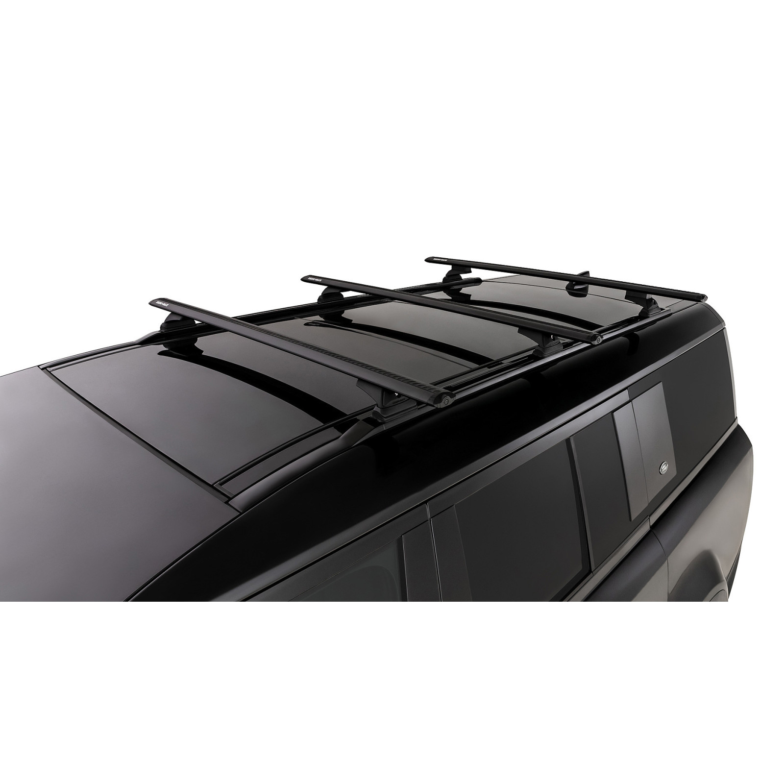 Kit 3 barres de toit noires RHINO-RACK Vortex RCL • JC-01926 