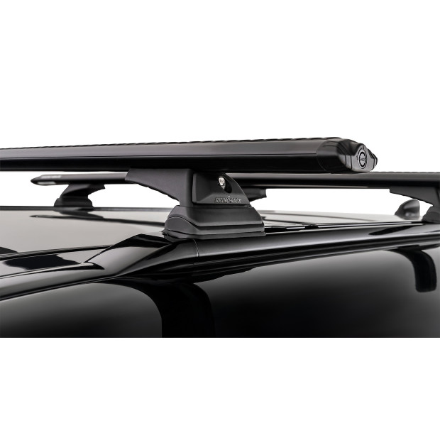 Kit 3 barres de toit noires RHINO-RACK Vortex RCL • JC-01926 