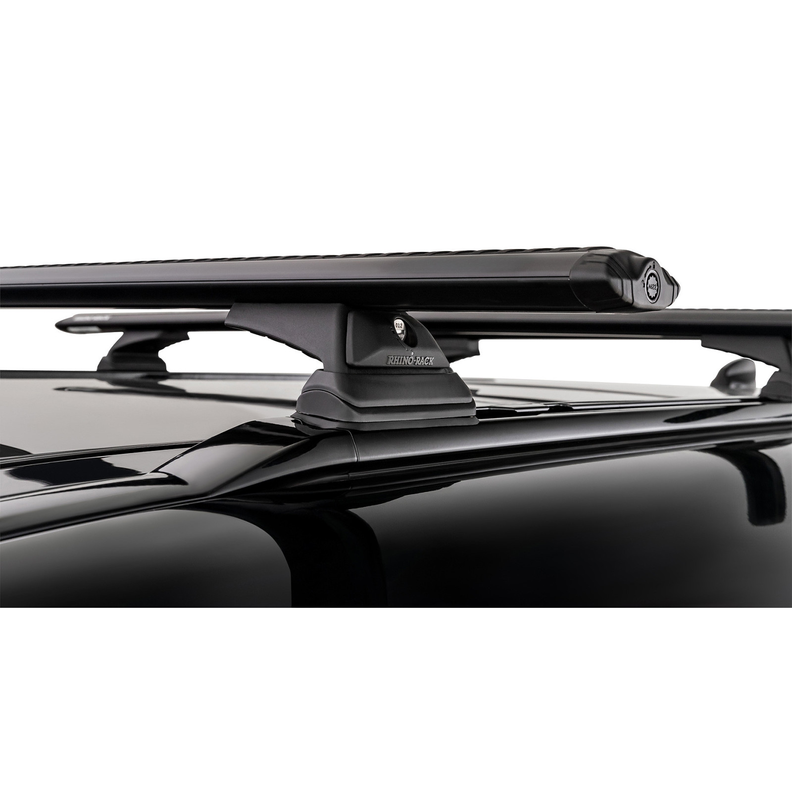 Kit 3 barres de toit noires RHINO-RACK Vortex RCL • JC-01926 