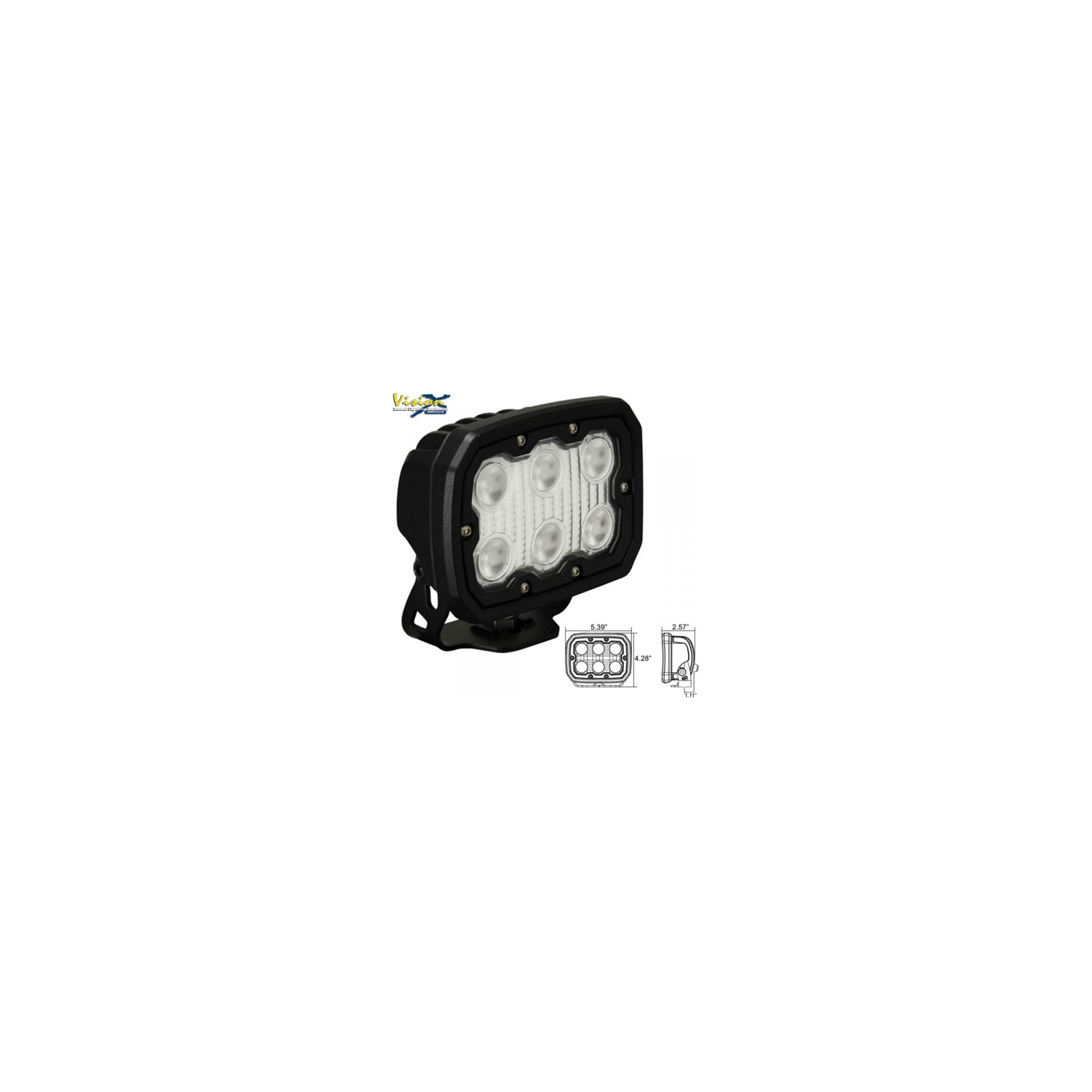 Phare De Travail LED 42W 14 LED 6000K – Faisceau Flood 60° 12/24V, IP68 Étanche Pour 4x4, Camion, SUV