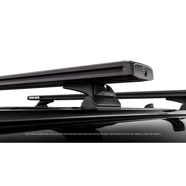 Kit 2 barres de toit noires RHINO-RACK Reconn-deck RCL • JC-01932 