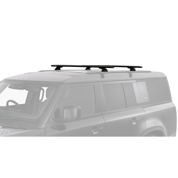 Kit 2 barres de toit noires RHINO-RACK Vortex RCL • JC-01933 