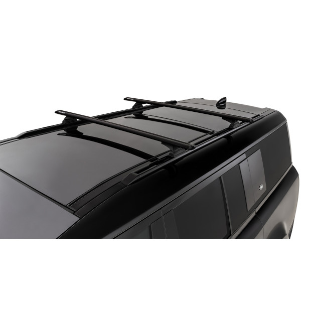 Kit 2 barres de toit noires RHINO-RACK Vortex RCL • JC-01933 