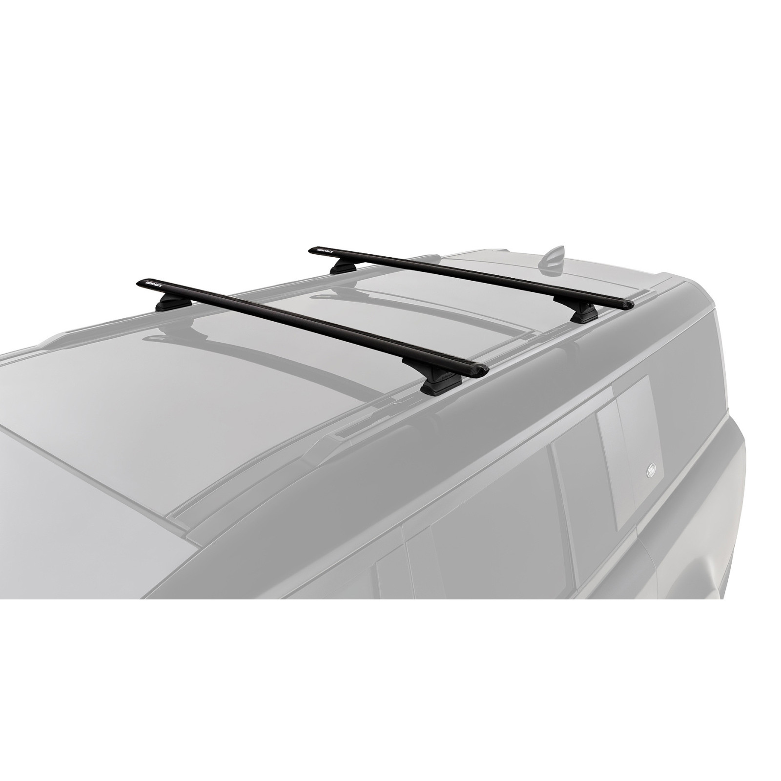 Kit 2 barres de toit noires RHINO-RACK Vortex RCL • JC-01933 