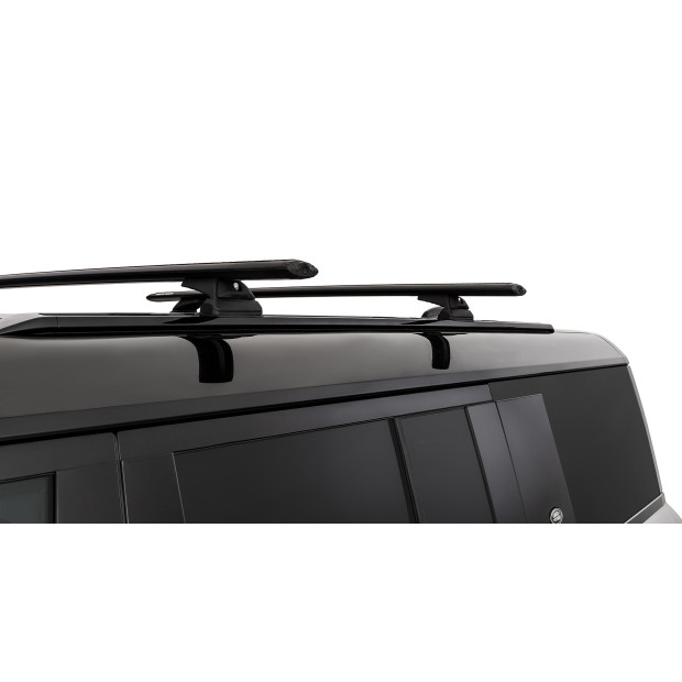 Kit 2 barres de toit noires RHINO-RACK Vortex RCL • JC-01933 