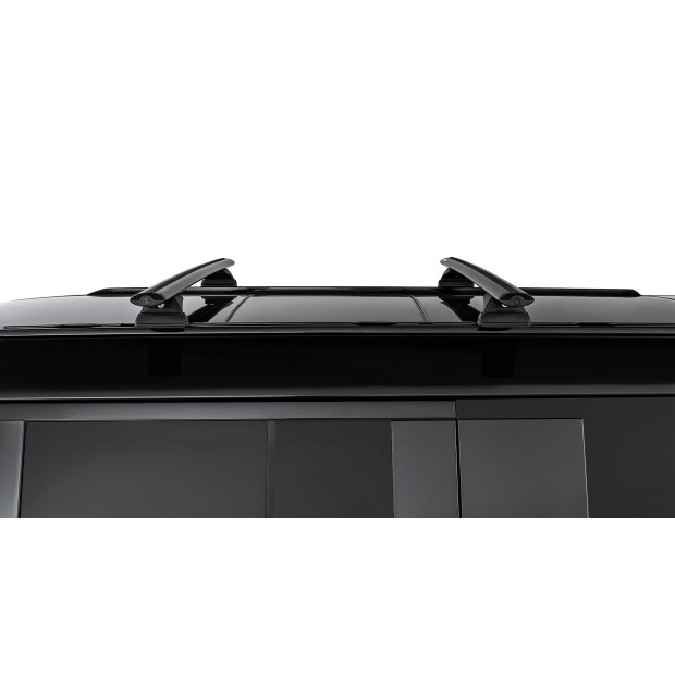 Kit 2 barres de toit noires RHINO-RACK Vortex RCL • JC-01933 
