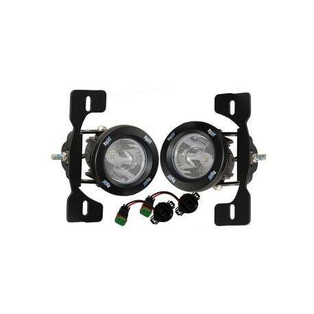 Kit Antibrouillards LED VISION X Jeep Wrangler JK 2010-2012 Avec Phares LED VISION X OPTIMUS HALO