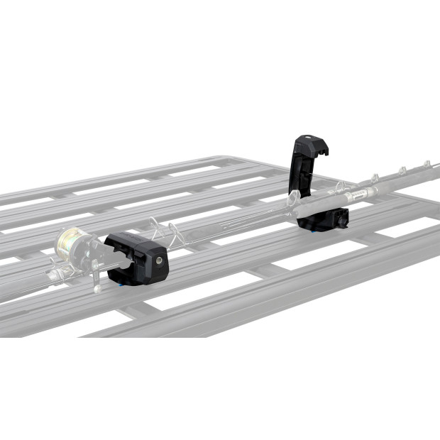 Supports de montage STOW iT Utility Holder Large (x2) RHINO-RACK pour cric HI-LIFT, pelles, haches, cannes à pêche ... 