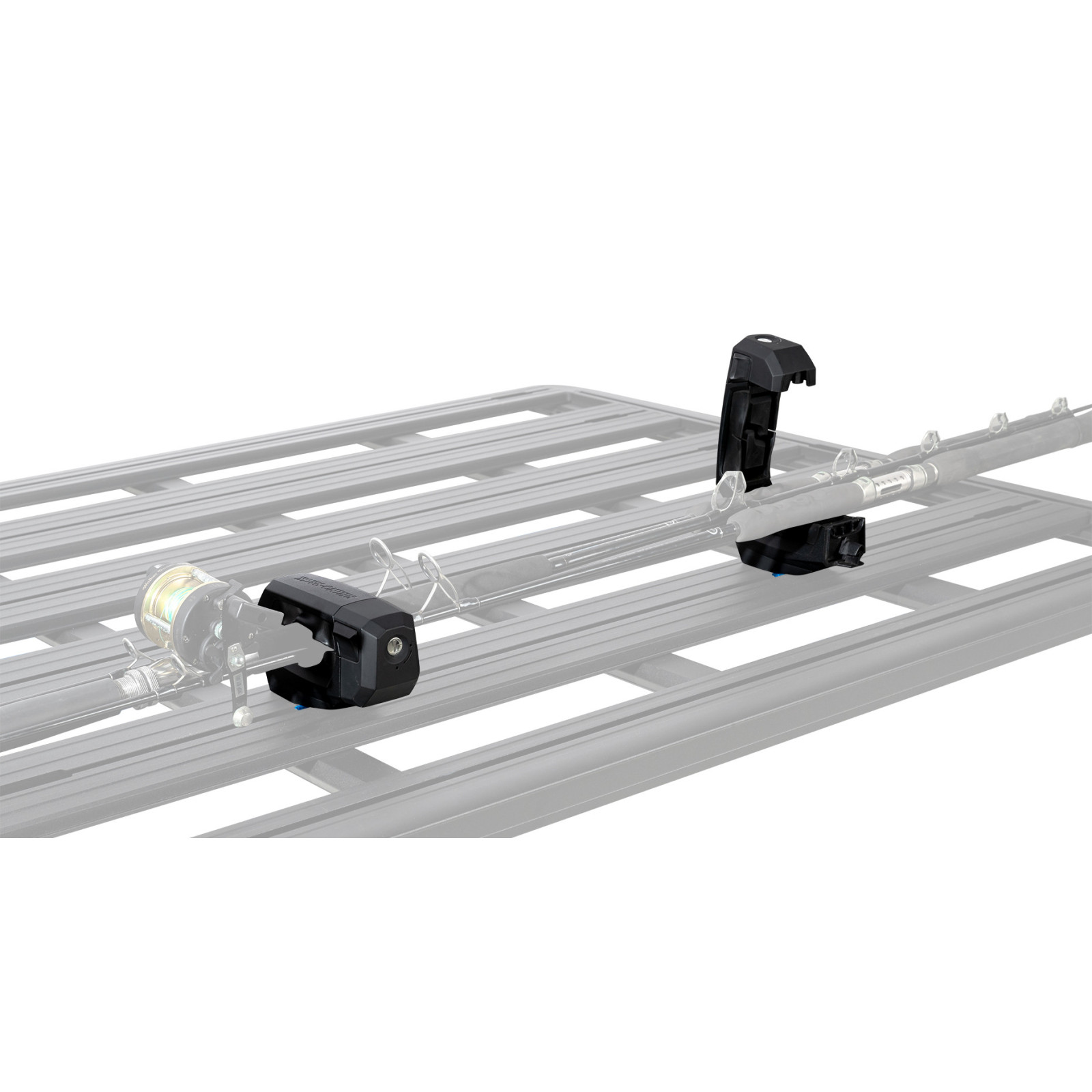 Supports de montage STOW iT Utility Holder Large (x2) RHINO-RACK pour cric HI-LIFT, pelles, haches, cannes à pêche ... 