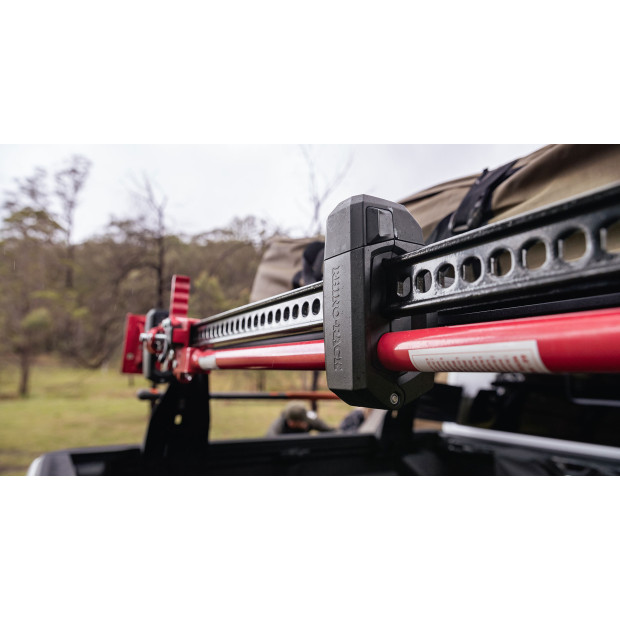 Supports de montage STOW iT Utility Holder Large (x2) RHINO-RACK pour cric HI-LIFT, pelles, haches, cannes à pêche ... 