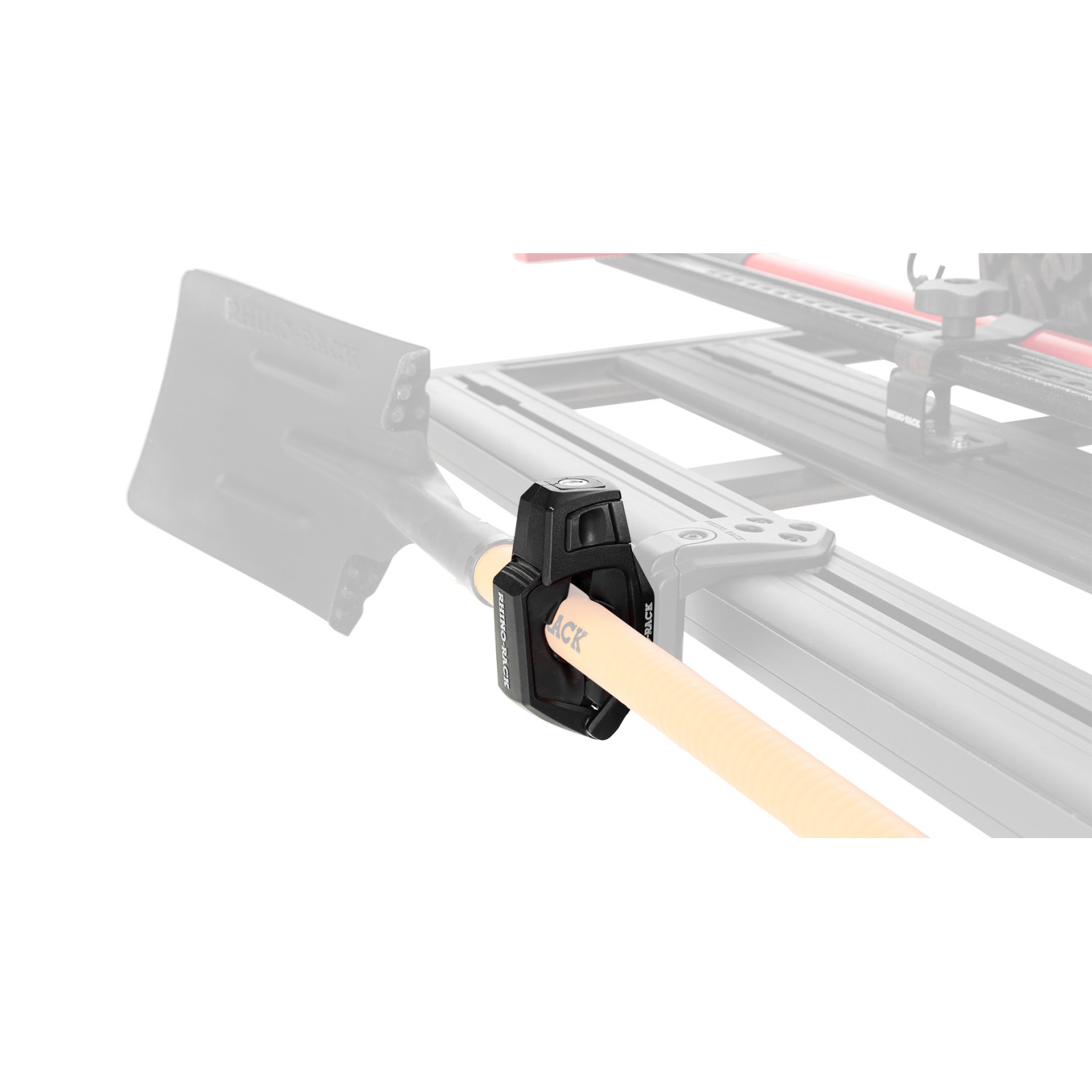 Supports de montage STOW iT Utility Holder Regular (x2) RHINO-RACK pour pelle, hache, canne à pêche ... 