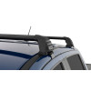 Kit 2 barres de toit noires RHINO-RACK Vortex ROC25 Flush • RV0321B 