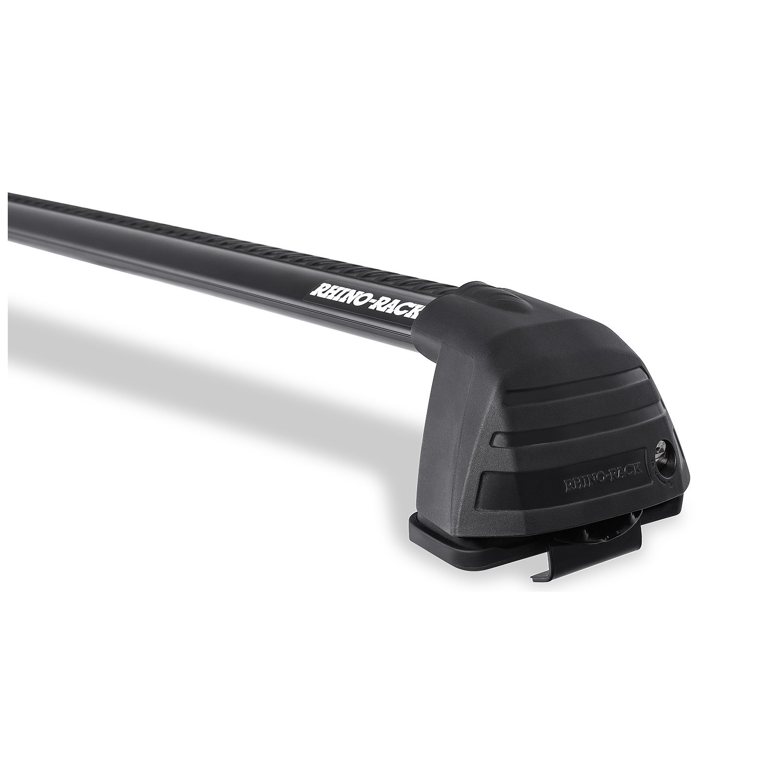 Kit 2 barres de toit noires RHINO-RACK Vortex ROC25 Flush • RV0657B 