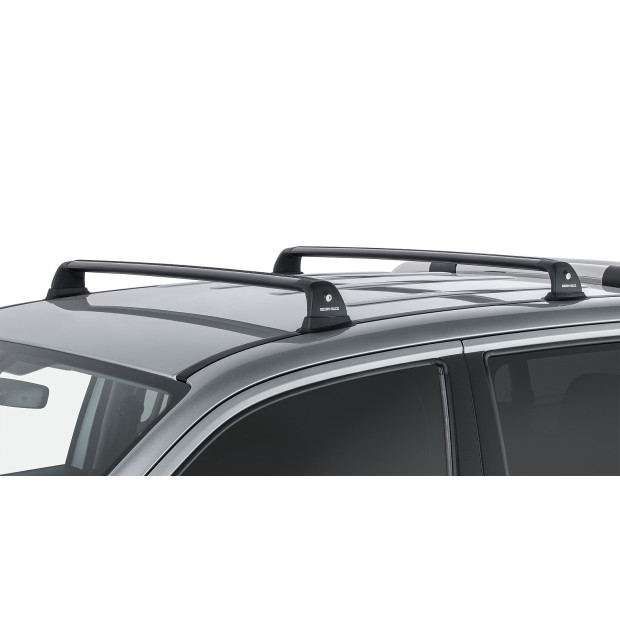Kit 2 barres de toit noires RHINO-RACK Vortex RVP • RVP24 