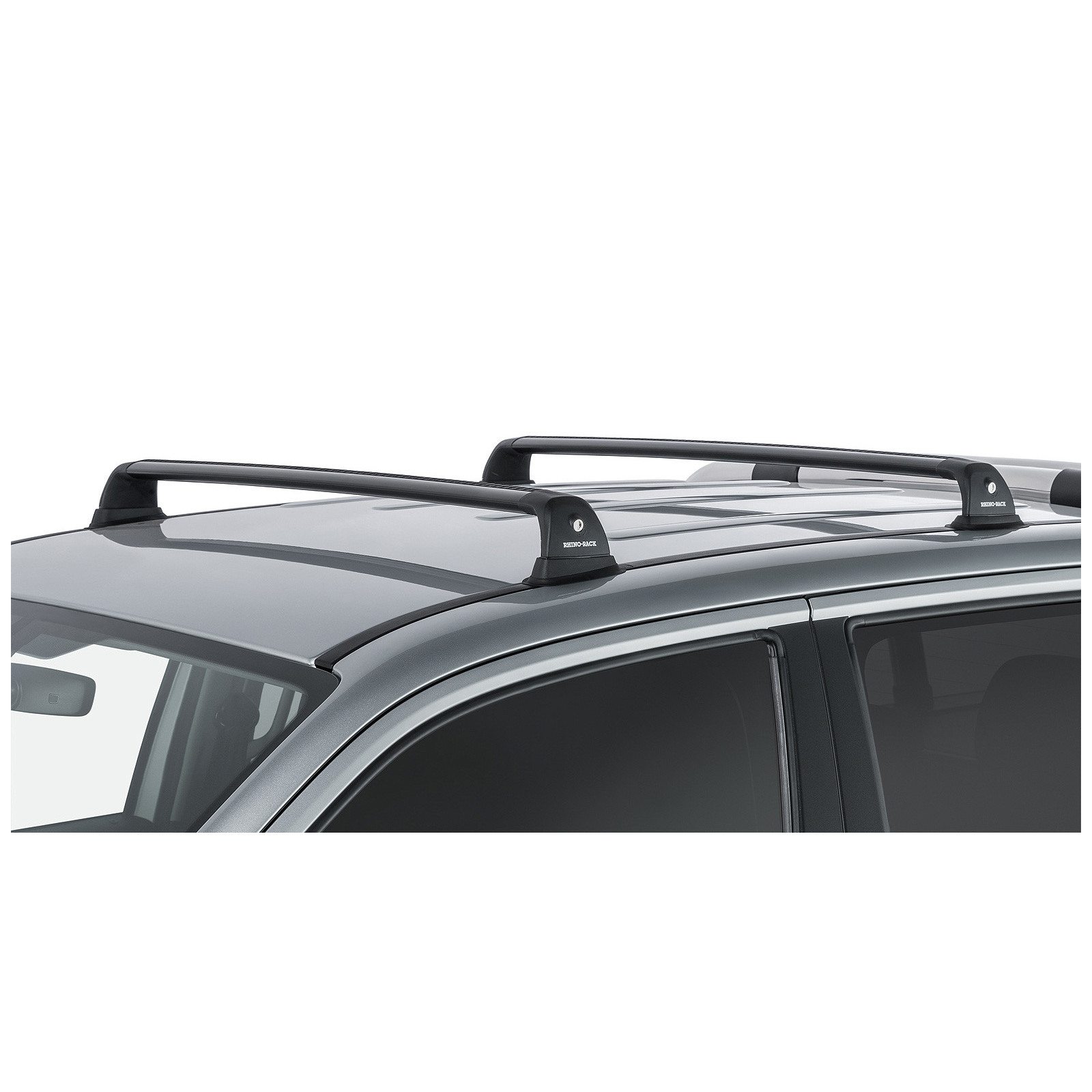 Kit 2 barres de toit noires RHINO-RACK Vortex RVP • RVP24 
