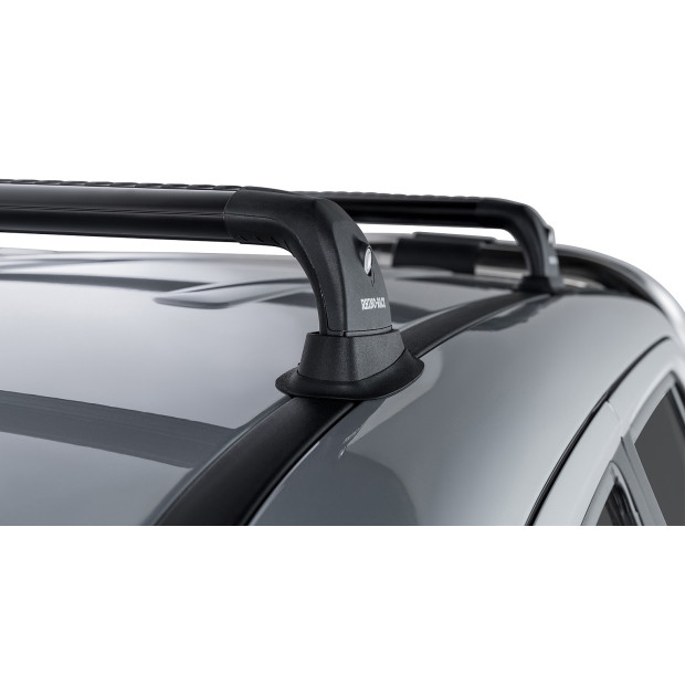 Kit 2 barres de toit noires RHINO-RACK Vortex RVP • RVP24 