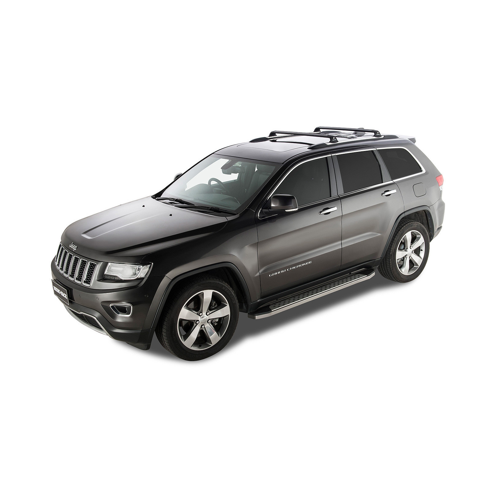 Kit 2 barres de toit noires RHINO-RACK Vortex RVP • RVP27 