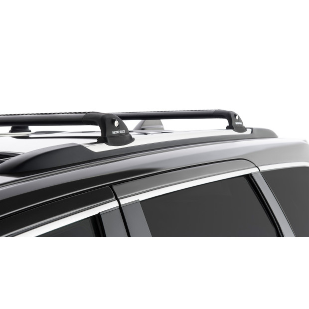 Kit 2 barres de toit noires RHINO-RACK Vortex RVP • RVP27 