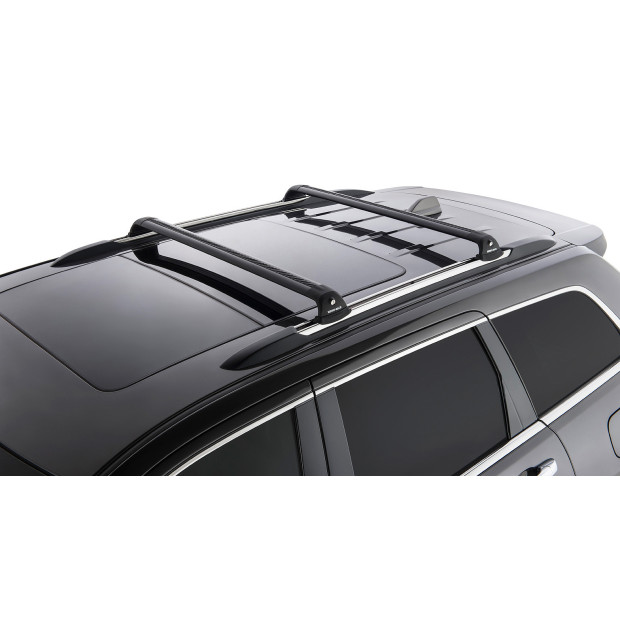 Kit 2 barres de toit noires RHINO-RACK Vortex RVP • RVP27 