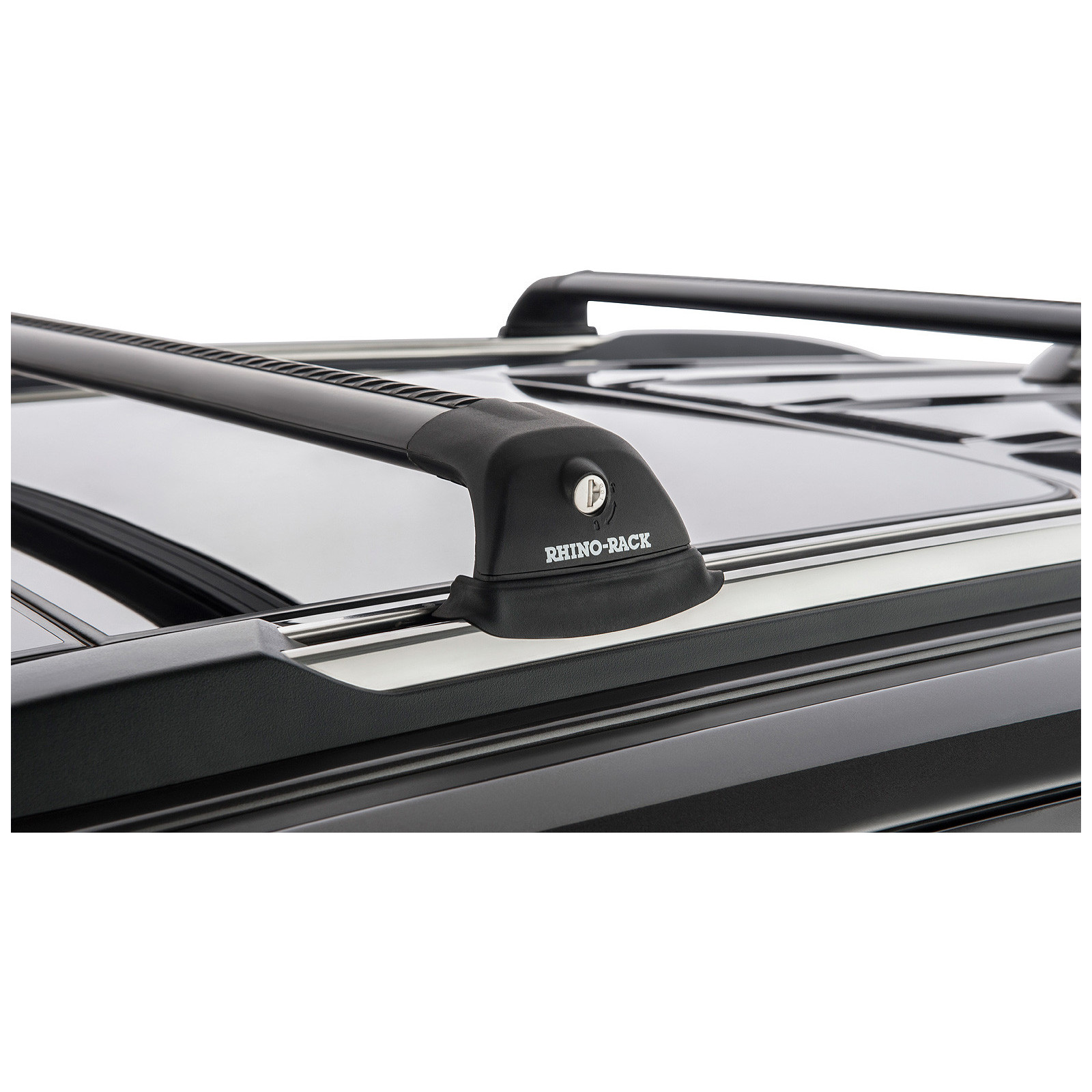 Kit 2 barres de toit noires RHINO-RACK Vortex RVP • RVP27 